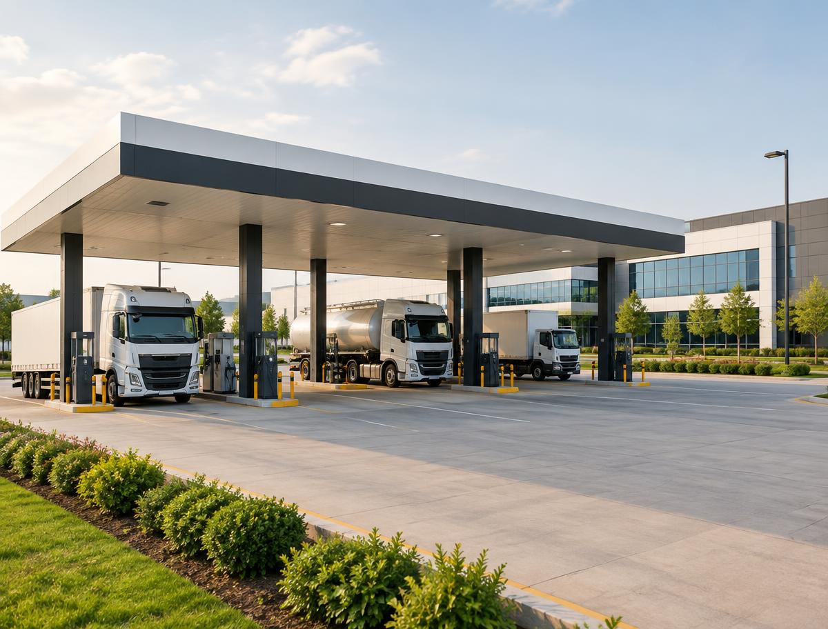 Representative image illustrating corporate fuel outlets