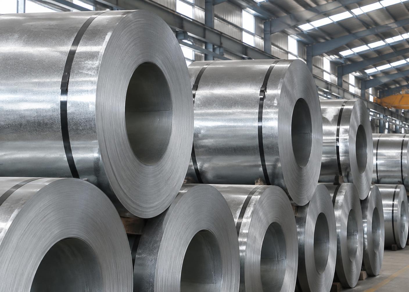 Representative premium coated steel coils